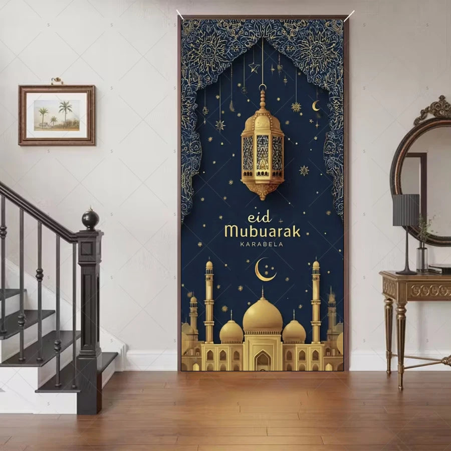 Ramadan Eid Door Cover Backdrop