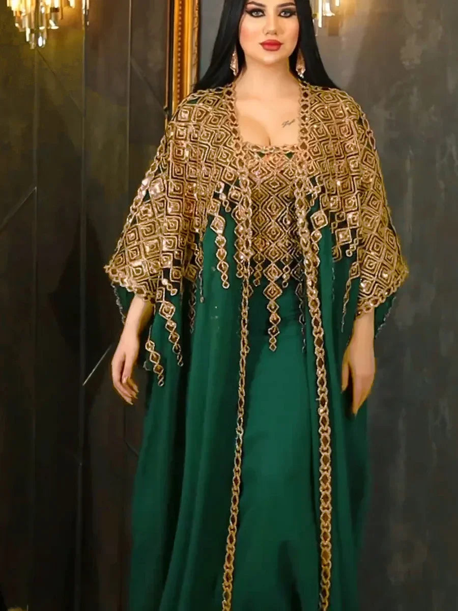 Ensemble Abaya 2 Pièces Eid 2026