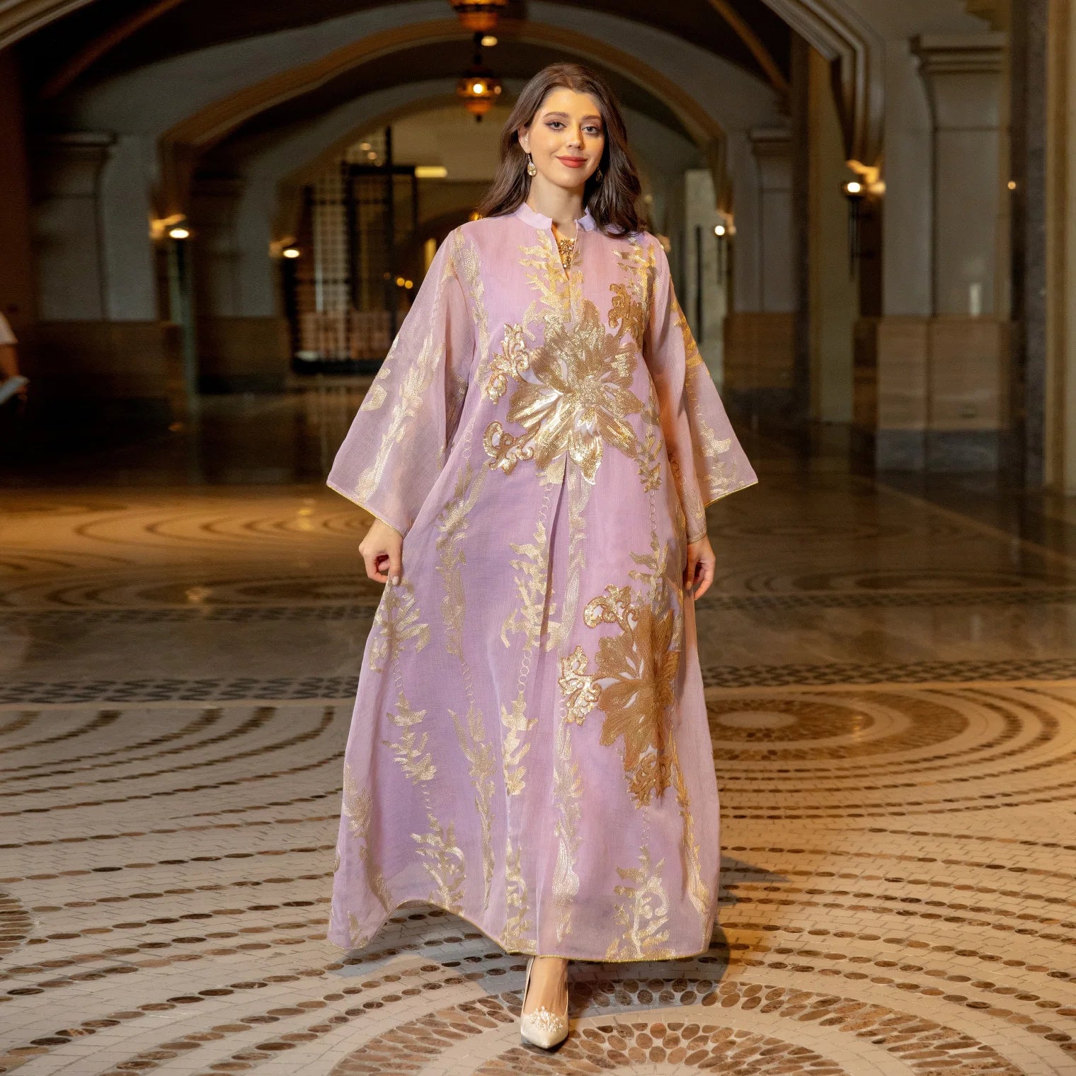 Women Long Kaftan Arabic