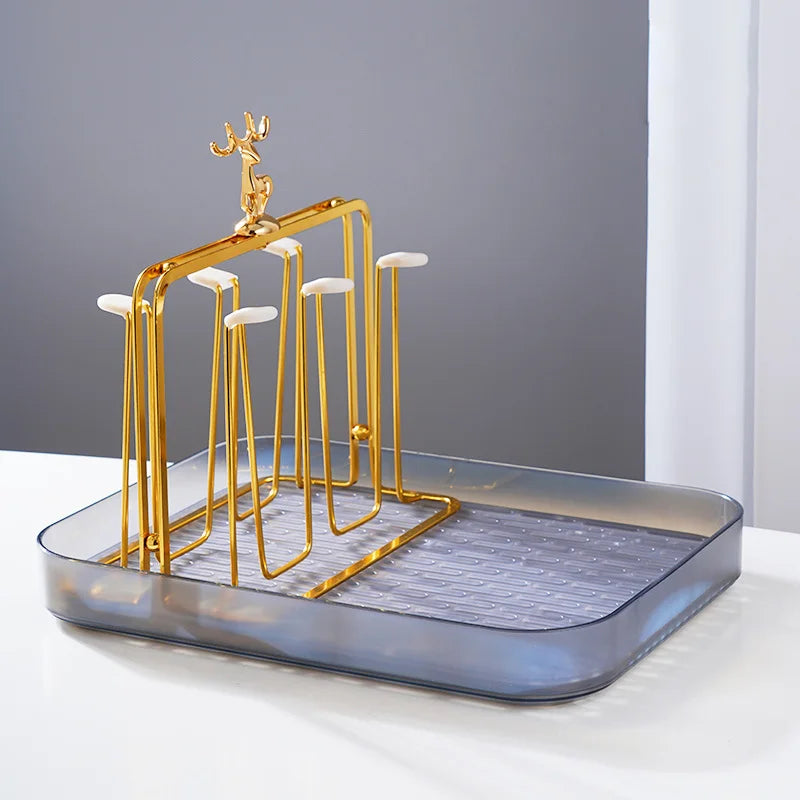 Porte-Tasses Cerf Nordique – Design Élégant & Pratique