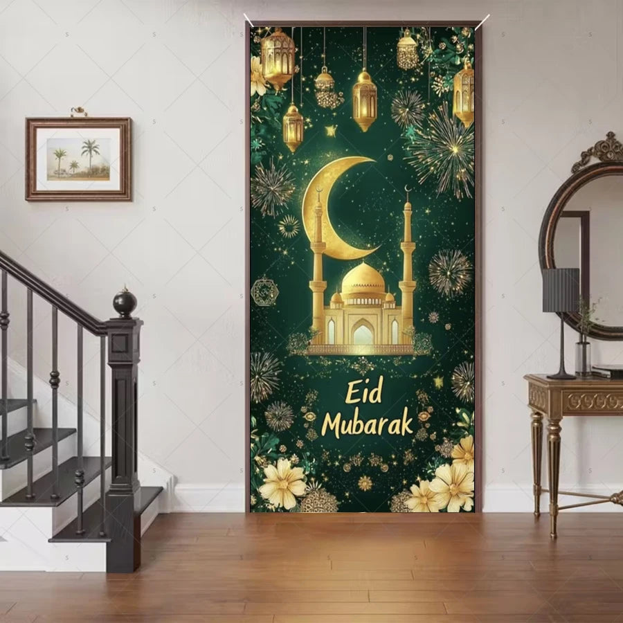 Ramadan Eid Door Cover Backdrop
