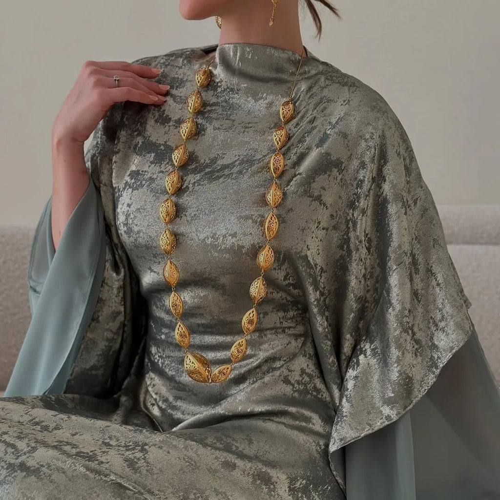 Royal Gold Pattern Abaya