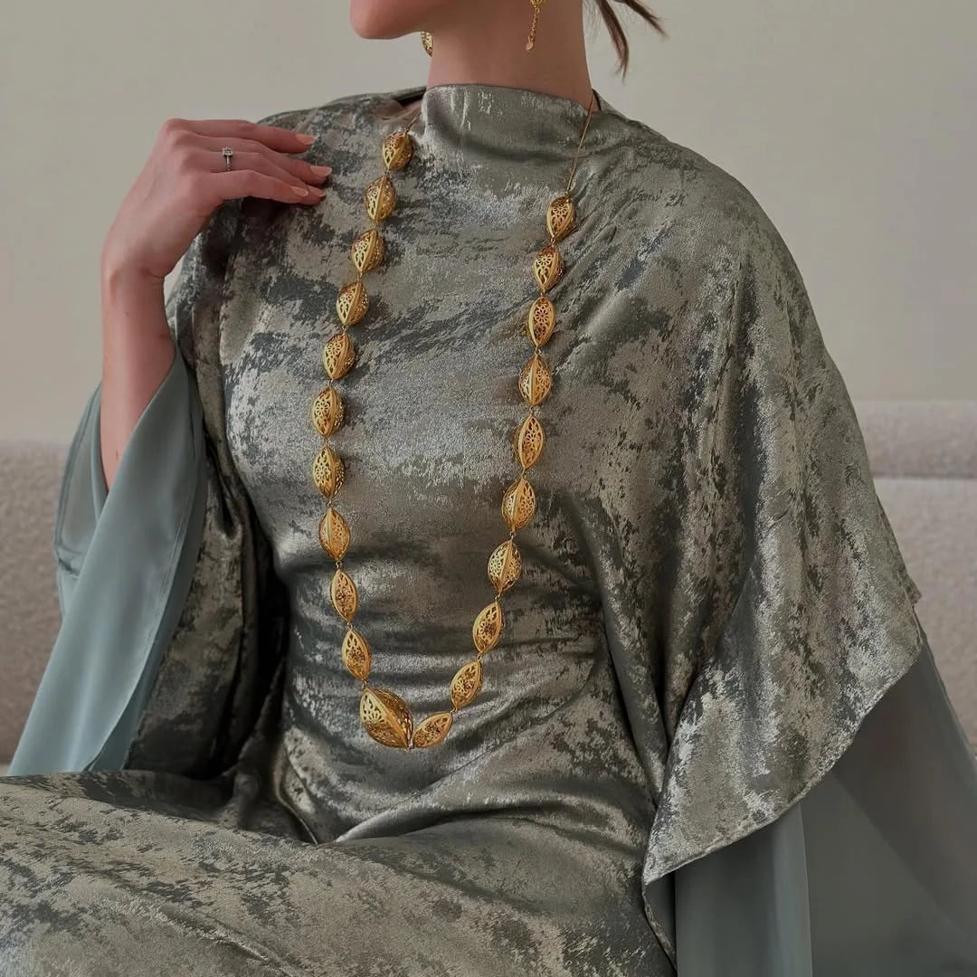 Royal Gold Pattern Abaya