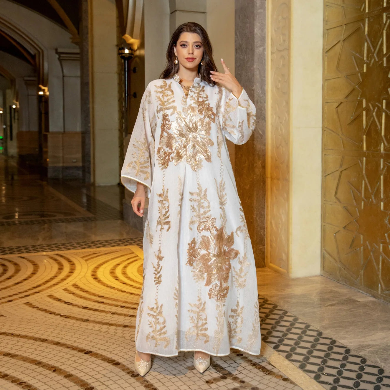 Women Long Kaftan Arabic