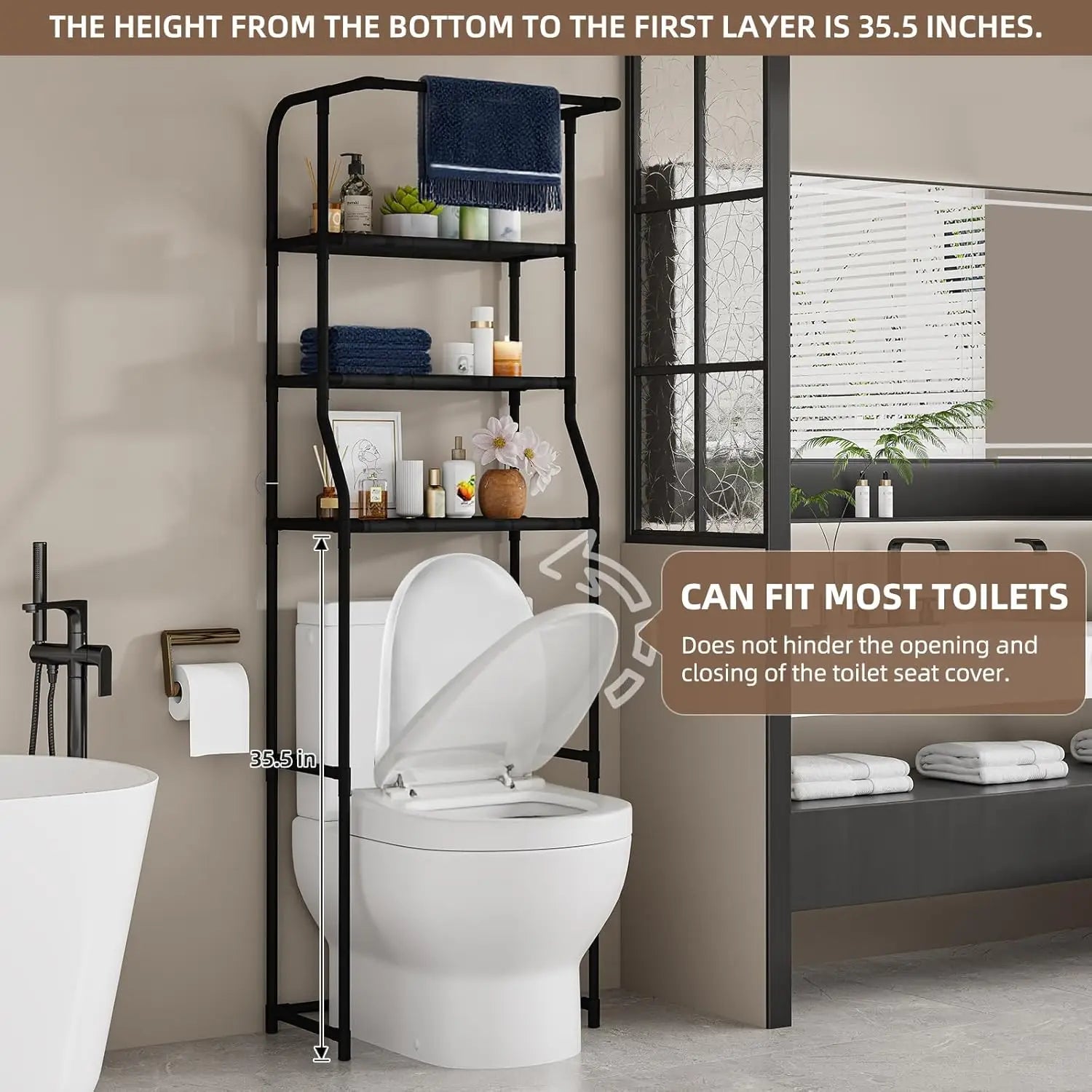 Étagère WC 3 Niveaux