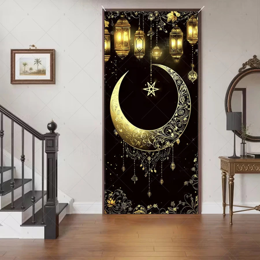Ramadan Eid Door Cover Backdrop