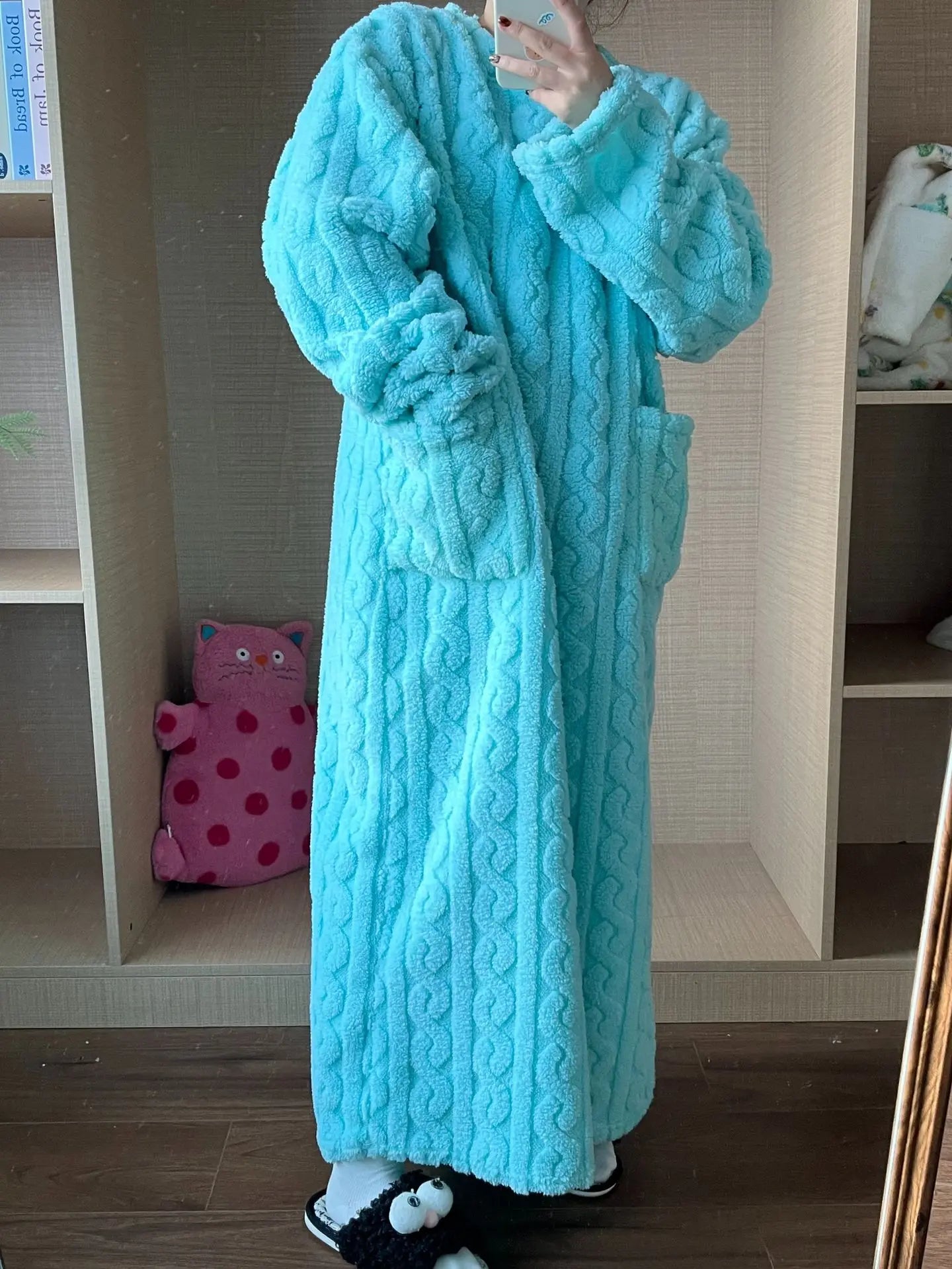 Douce Nuit – Robe de Nuit Polaire Chaude