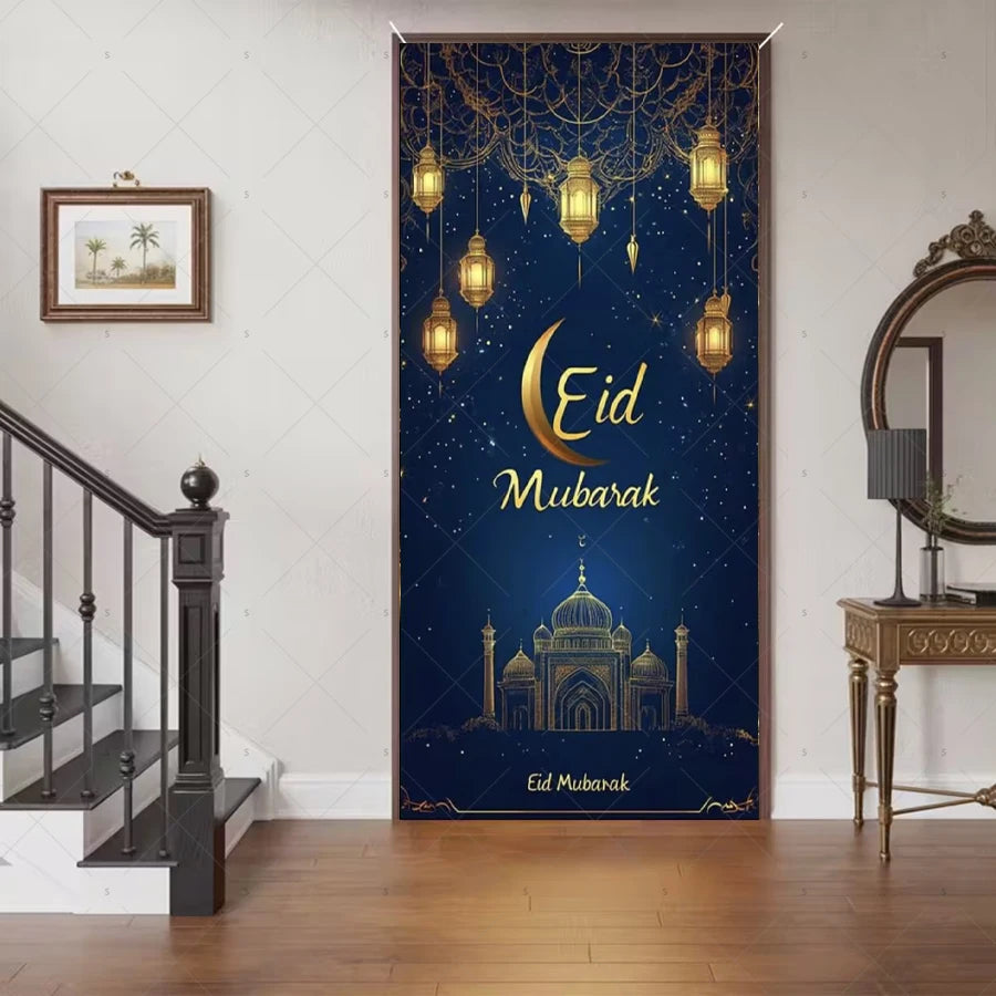 Ramadan Eid Door Cover Backdrop
