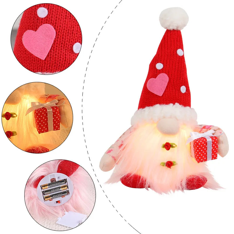 Glowing Plush Gnome – Valentine’s Day Surprise Gift