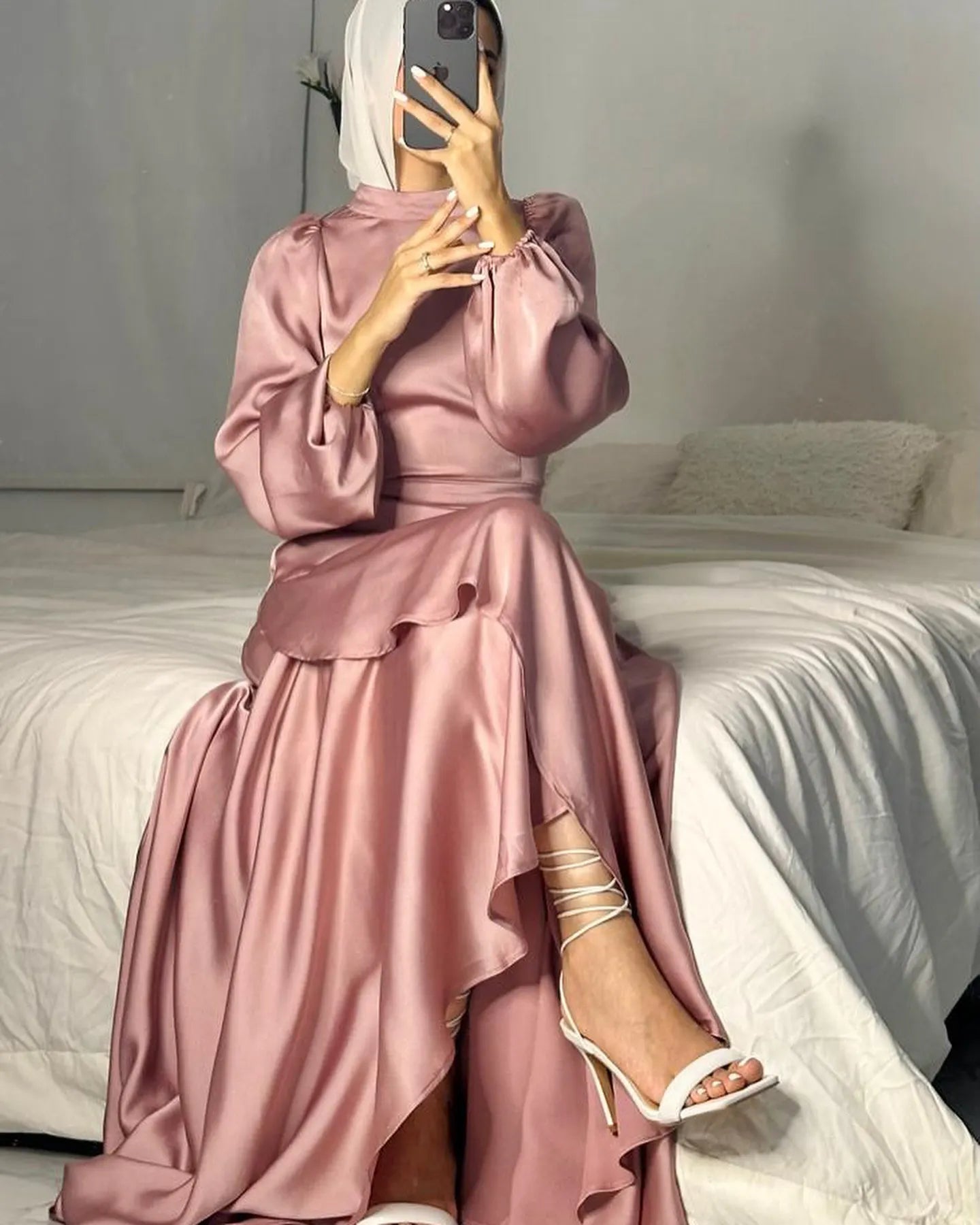 Elegant Eid Maxi Abaya Dress