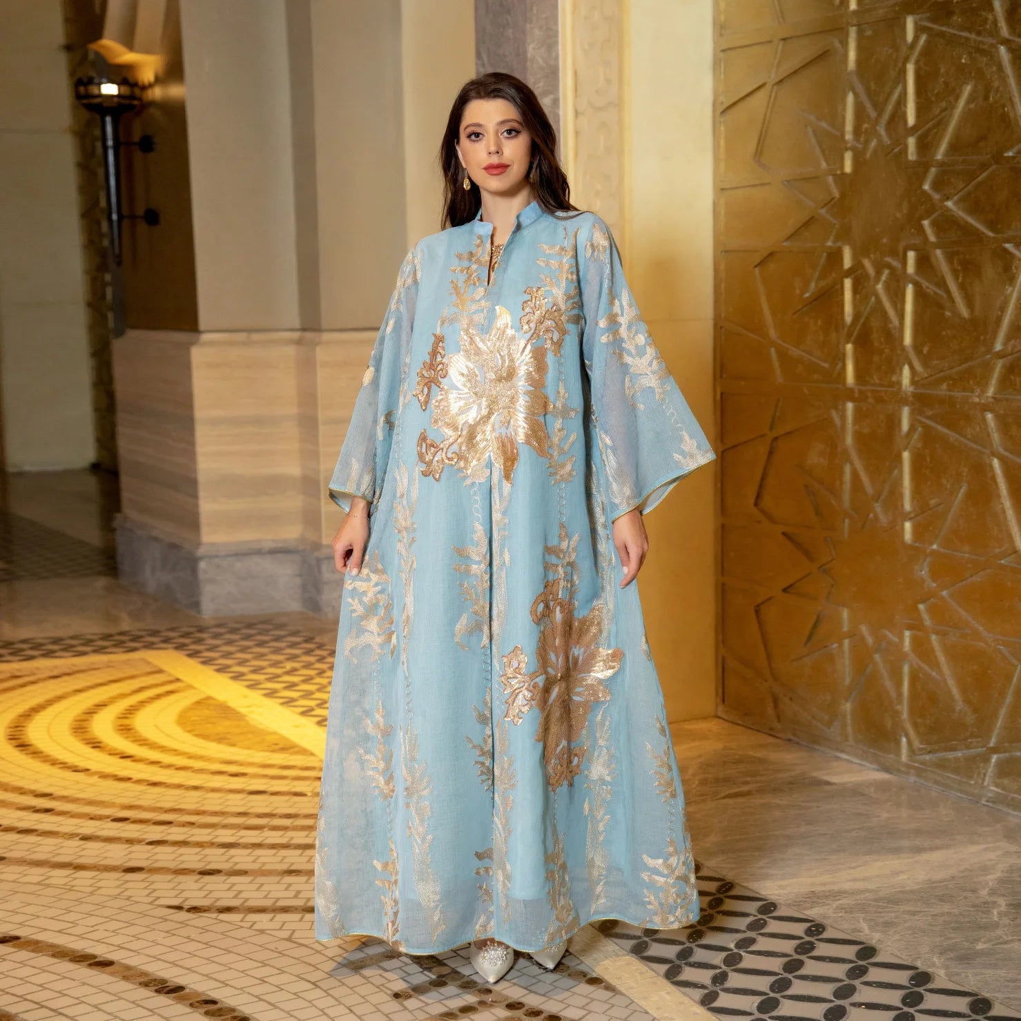 Women Long Kaftan Arabic