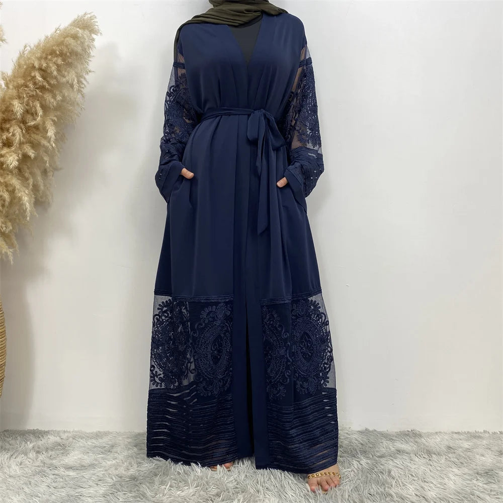 Golden Rhinestone Abaya