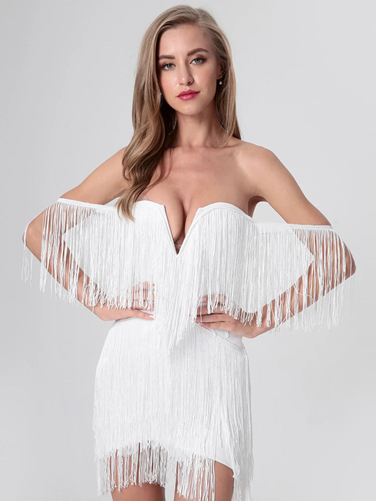 Robe Mini Glamour Franges